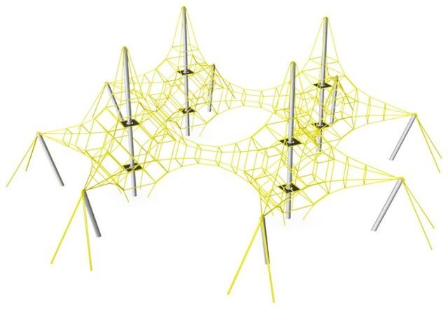 4-мачтовая восьмиугольная сеть фото 5