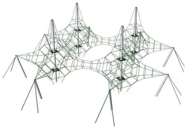 4-мачтовая восьмиугольная сеть фото 4
